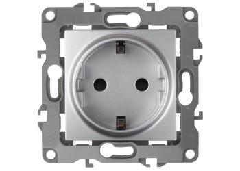 Розетка ЭРА 12 2P E Schuko со шторками 16A 250V 12-2102-03 Б0014689