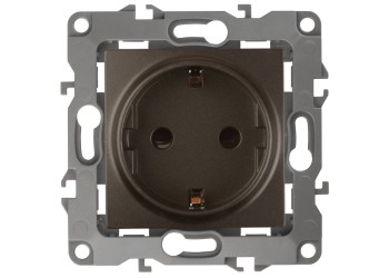 Розетка ЭРА 12 2P E Schuko 16A 250V 12-2101-13 Б0019320