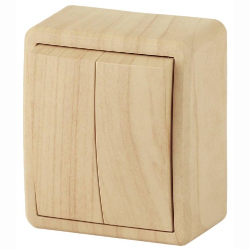 Переключатель двухклавишный ЭРА Эксперт 10AX 250V 11-1204-11 Б0020665, купить в Минске по самой низкой цене