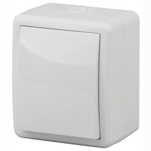 Выключатель одноклавишный ЭРА Эксперт 10AX 250V IP54 11-1401-01 Б0020669, купить в Минске по самой низкой цене