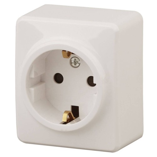 Розетка ЭРА Эксперт 2P E Schuko 16A 250V 11-2203-02 Б0020686, купить в Минске по самой низкой цене