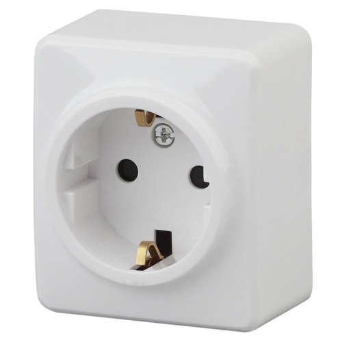 Розетка ЭРА Эксперт 2P E Schuko со шторками 16A 250V 11-2204-01 Б0020688, купить в Минске по самой низкой цене