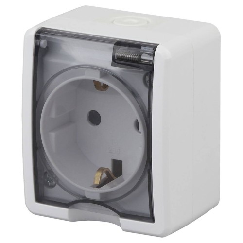 Розетка ЭРА Эксперт 2P E IP54 16A 250V 11-2401-01 Б0020712, купить в Минске по самой низкой цене