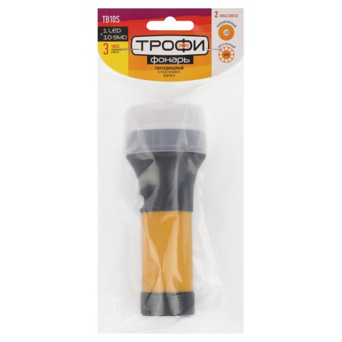 Ручной светодиодный фонарь ЭРА Трофи от батареек 141х54 40 лм TB10S Б0025678, купить в Минске по самой низкой цене