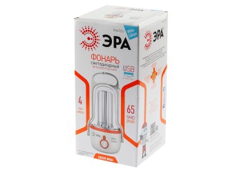 Кемпинговый светодиодный фонарь ЭРА аккумуляторный 280 лм KA65SU Б0026985