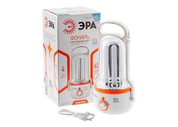 Кемпинговый светодиодный фонарь ЭРА аккумуляторный 280 лм KA65SU Б0026985