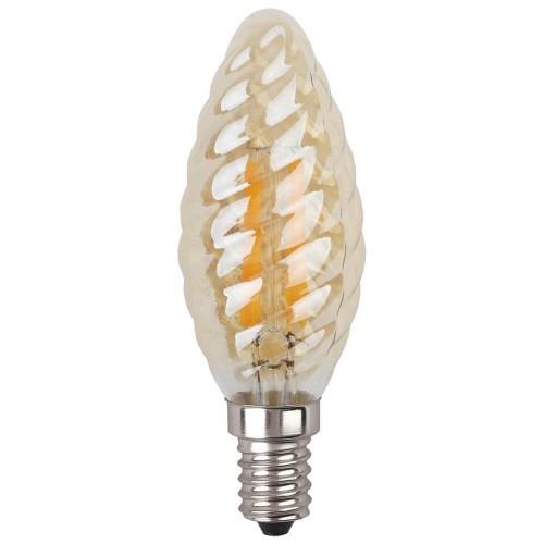 Лампа светодиодная филаментная ЭРА E14 5W 2700K золотая F-LED BTW-5W-827-E14 gold Б0027941, купить в Минске по самой низкой цене