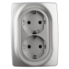 Розетка ЭРА 12 2x2P E Schuko 16A 250V 12-2106-03 Б0031230, купить в Минске по самой низкой цене