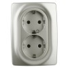 Розетка ЭРА 12 2x2P E Schuko 16A 250V 12-2106-15 Б0031237, купить в Минске по самой низкой цене