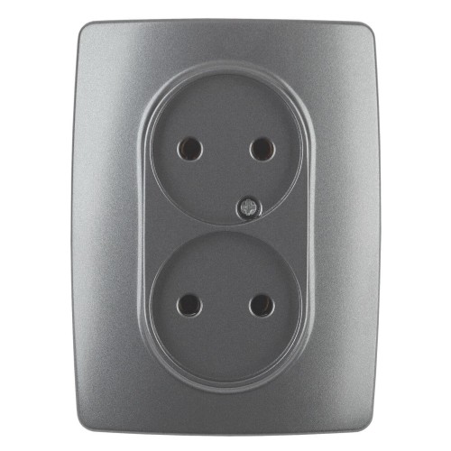 Розетка ЭРА 12 2x2P 16A 250V 12-2107-12 Б0031244, купить в Минске по самой низкой цене