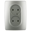 Розетка ЭРА 12 2x2P 16A 250V 12-2107-15 Б0031247, купить в Минске по самой низкой цене