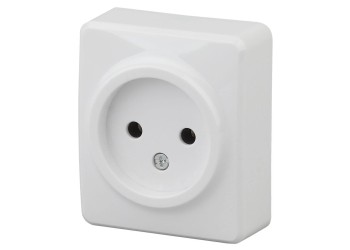 Розетка ЭРА Эксперт 2P 16A 250V 11-2201-01 Б0031551