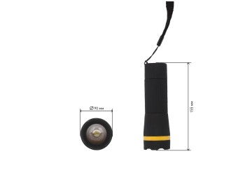 Ручной светодиодный фонарь ЭРА Трофи от батареек 155х90 40 лм MB-301 Б0033750