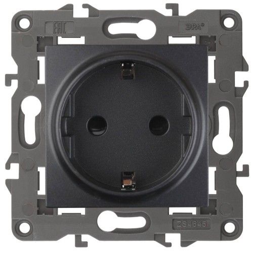 Розетка ЭРА Elegance 2P E Schuko 16A 250V 14-2101-05 Б0034269, купить в Минске по самой низкой цене