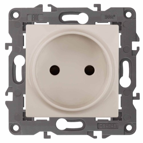 Розетка ЭРА Elegance 2P 16A 250V 14-2105-02 Б0034285, купить в Минске по самой низкой цене