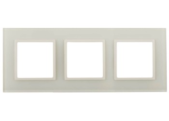 Рамка 3-постовая ЭРА Elegance 14-5103-02 Б0034507