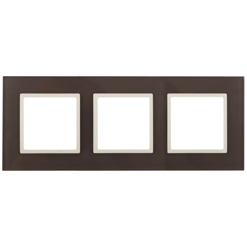 Рамка 3-постовая ЭРА Elegance 14-5103-31 Б0034521, купить в Минске по самой низкой цене