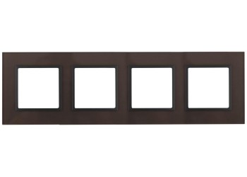 Рамка 4-постовая ЭРА Elegance 14-5104-13 Б0034529