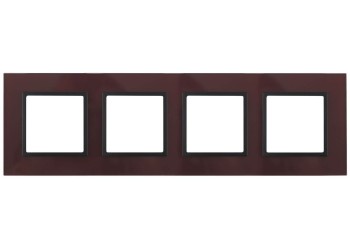 Рамка 4-постовая ЭРА Elegance 14-5104-25 Б0034533