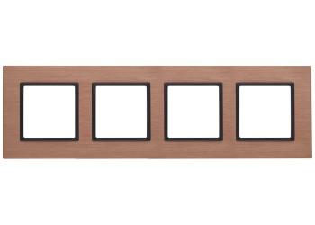 Рамка 4-постовая ЭРА Elegance 14-5204-14 Б0034562