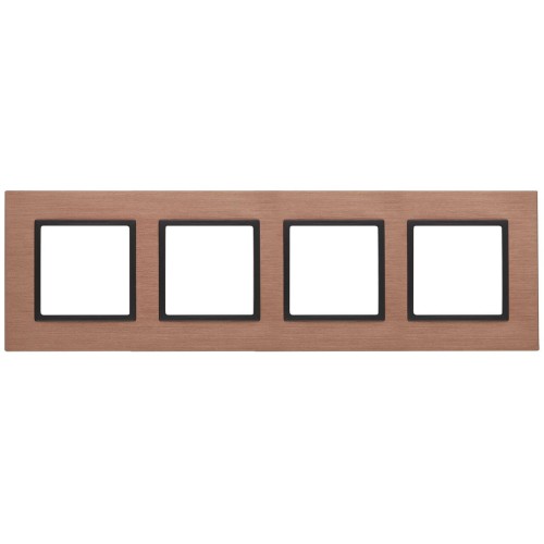 Рамка 4-постовая ЭРА Elegance 14-5204-14 Б0034562, купить в Минске по самой низкой цене