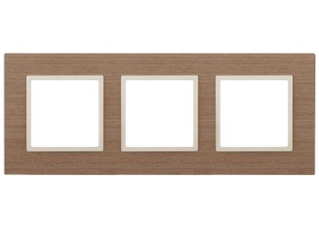 Рамка 3-постовая ЭРА Elegance 14-5303-07 Б0034578