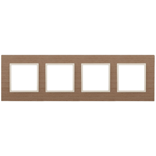 Рамка 4-постовая ЭРА Elegance 14-5304-07 Б0034584, купить в Минске по самой низкой цене