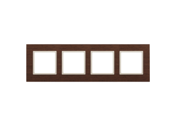 Рамка 4-постовая ЭРА Elegance 14-5304-09 Б0034586