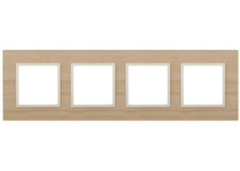 Рамка 4-постовая ЭРА Elegance 14-5304-11 Б0034588