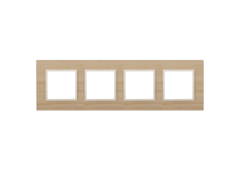 Рамка 4-постовая ЭРА Elegance 14-5304-11 Б0034588