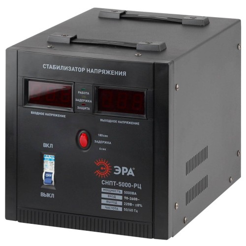 Стабилизатор напряжения ЭРА СНПТ-5000-РЦ Б0035297, купить в Минске по самой низкой цене