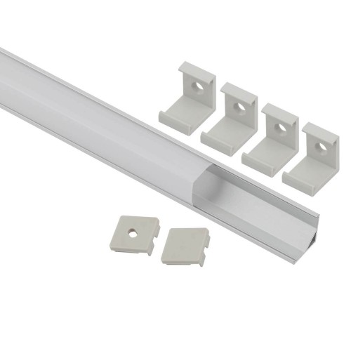 Комплект с угловом анодированным профилем ЭРА CAB280 1616S Б0039466, купить в Минске по самой низкой цене