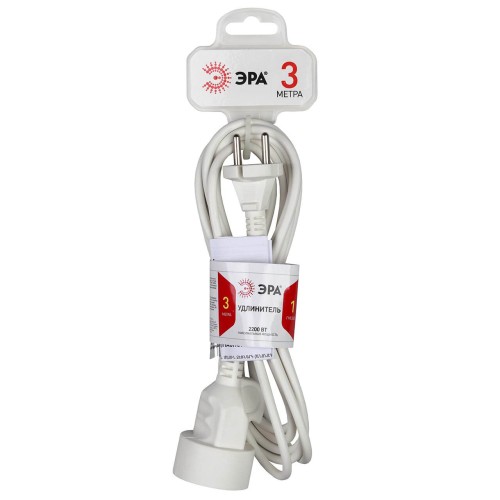 Удлинитель ЭРА UX-1е-3m Б0039817, купить в Минске по самой низкой цене