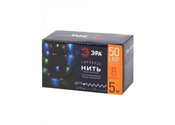 Светодиодная гирлянда ЭРА нить 220V разноцветный ENIN-5M Б0041892