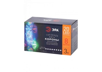 Светодиодная гирлянда ЭРА нить 220V разноцветный ENIN-3K Б0041898