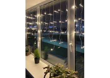 Светодиодная гирлянда ЭРА бахрома 24V теплый белый ENOB-2B Б0041907