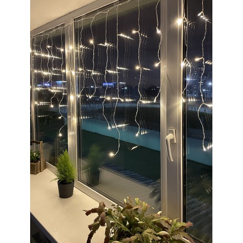 Светодиодная гирлянда ЭРА бахрома 24V теплый белый ENOB-2B Б0041907, купить в Минске по самой низкой цене