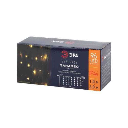 Светодиодная гирлянда ЭРА занавес 24V теплый белый ENOZ-2B Б0041908, купить в Минске по самой низкой цене