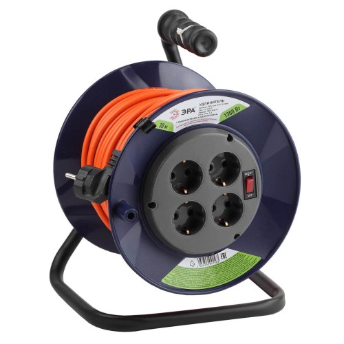 Удлинитель силовой ЭРА RPx-4es-3х0.75-30m Б0043052, купить в Минске по самой низкой цене