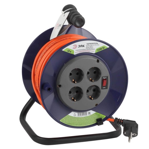 Удлинитель силовой ЭРА RPx-4es-3х1.0-40m Б0043055, купить в Минске по самой низкой цене