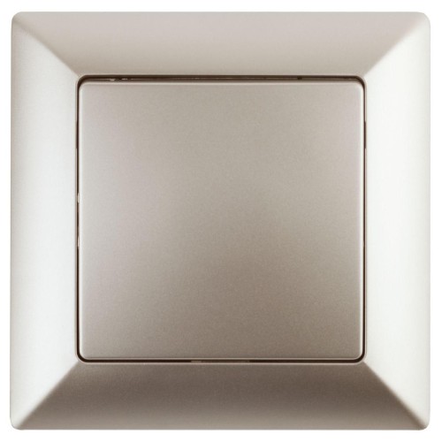 Выключатель одноклавишный ЭРА Intro Solo 10A 250V шампань 4-101-04 Б0043266, купить в Минске по самой низкой цене