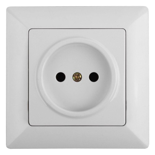 Розетка ЭРА Intro Solo 2P 16A 250V белый 4-201-01 Б0043305, купить в Минске по самой низкой цене