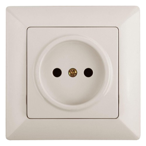 Розетка ЭРА Intro Solo 2P 16A 250V слоновая кость 4-201-02 Б0043306, купить в Минске по самой низкой цене