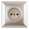 Розетка ЭРА Intro Solo 2P 16A 250V шампань 4-201-04 Б0043308, купить в Минске по самой низкой цене