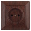Розетка ЭРА Intro Solo 2P 16A 250V венге 4-201-10 Б0043310, купить в Минске по самой низкой цене