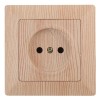 Розетка ЭРА Intro Solo 2P 16A 250V дерево 4-201-11 Б0043311, купить в Минске по самой низкой цене
