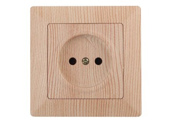 Розетка ЭРА Intro Solo 2P 16A 250V дерево 4-201-11 Б0043311