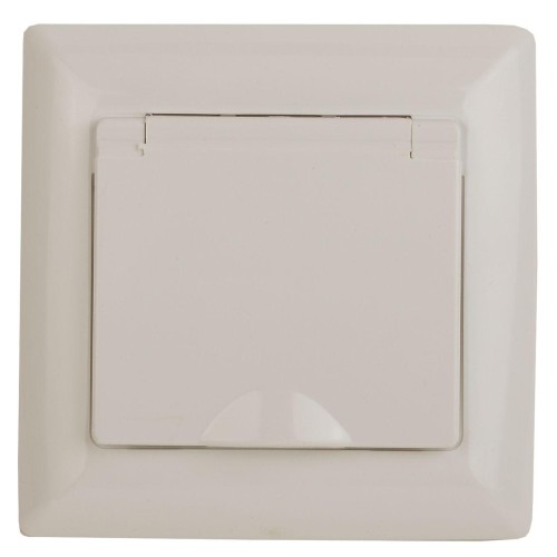 Розетка ЭРА Intro Solo Schuko 2P+E 16A 250V с крышкой слоновая кость 4-203-02 Б0043320, купить в Минске по самой низкой цене