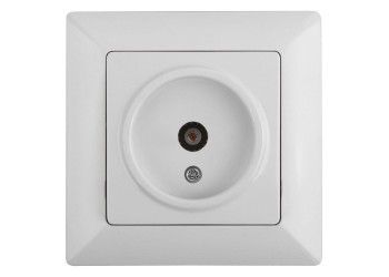 ТВ-розетка ЭРА Intro Solo белый 4-301-01 Б0043368