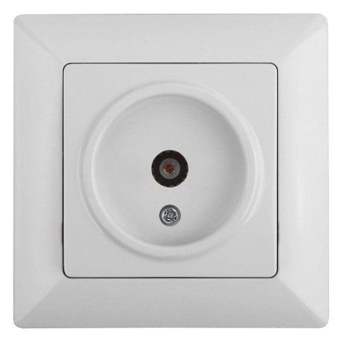 ТВ-розетка ЭРА Intro Solo белый 4-301-01 Б0043368, купить в Минске по самой низкой цене